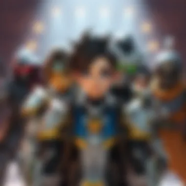 Diverse Character Roster in Overwatch Character roster showcasing diversity