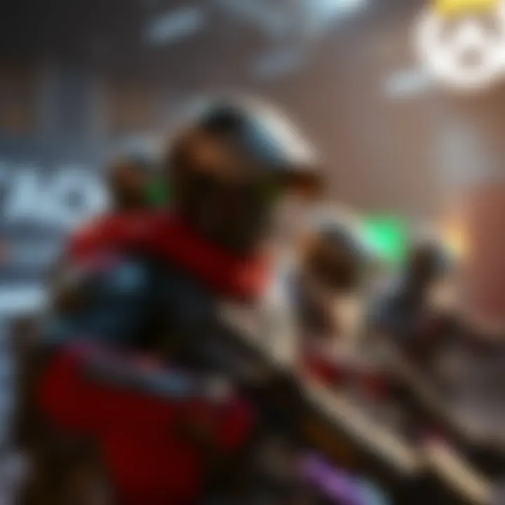 Intense Competitive Matches in Overwatch Competitive scene with intense matches