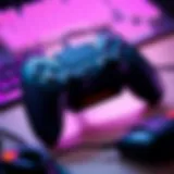 Ergonomic Design of PC Gaming Controllers with Paddles Detailed view of a PC gaming controller with paddles highlighting ergonomic design