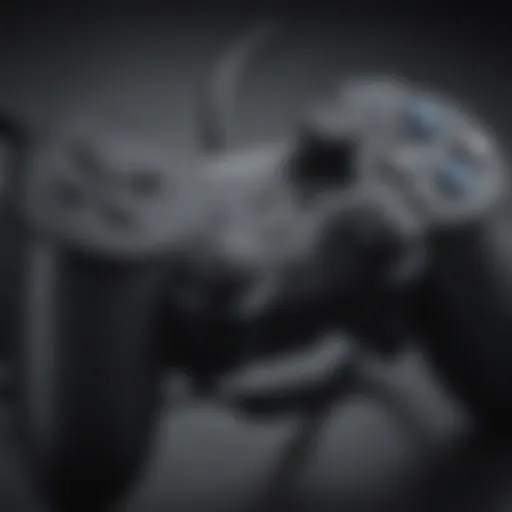 PlayStation controller connected to a PC