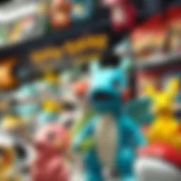 A vibrant assortment of Pokémon merchandise available on Amazon