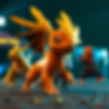 Strategic gameplay involving XL Pokémon in action