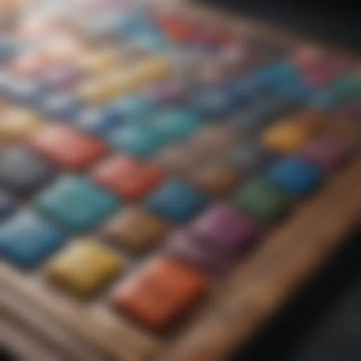 An engaging puzzle game interface featuring colorful tiles and intricate patterns