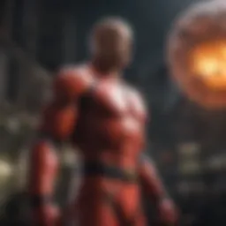 Saitama facing a formidable new adversary