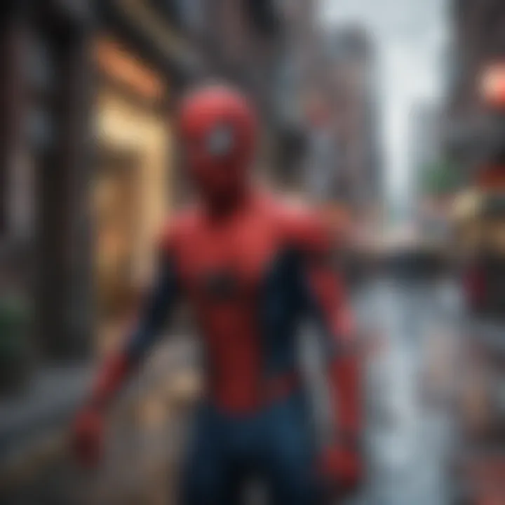 Cultural impact of Spider-Man depicted through fan art