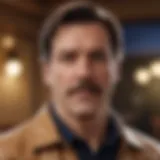 A contemplative moment showcasing Ted Lasso's character depth