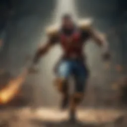 A dynamic portrayal of a top-tier League of Legends champion in action