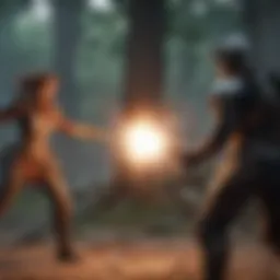 Epic battle scene from a popular PvP MMO