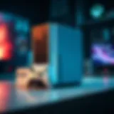 Innovative Design of the Latest Xbox Console The latest Xbox console showcasing its sleek design