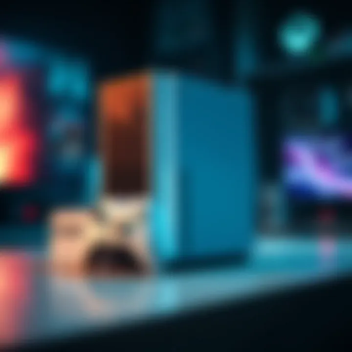 Innovative Design of the Latest Xbox Console The latest Xbox console showcasing its sleek design