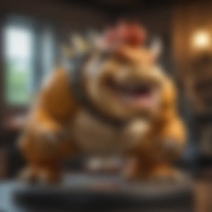 Bowser Amiibo among other Nintendo collectibles