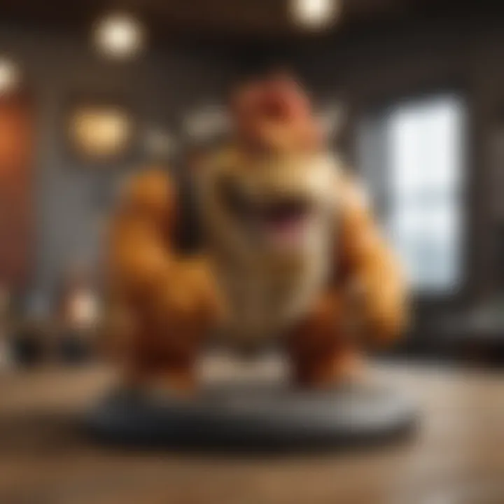 Bowser Amiibo in action within a gaming environment