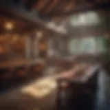 A vibrant digital landscape showcasing a bustling roleplay community