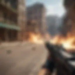 Dynamic CSGO gameplay featuring a competitive match
