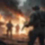 A captivating visual of Call of Duty gameplay showcasing intense action and strategic teamwork.