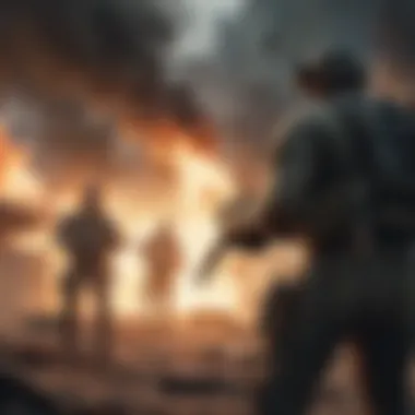 A captivating visual of Call of Duty gameplay showcasing intense action and strategic teamwork.