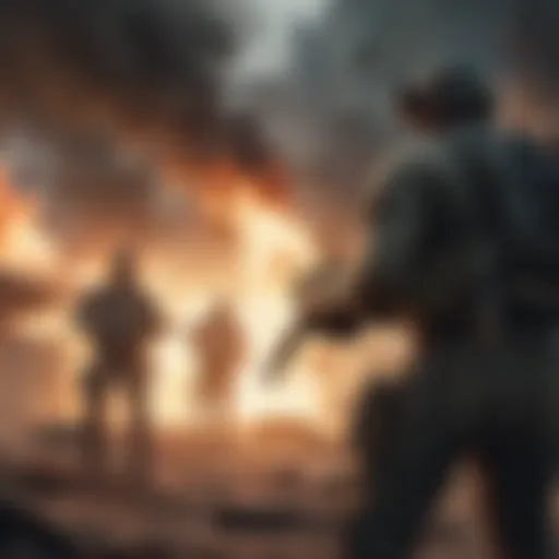 A captivating visual of Call of Duty gameplay showcasing intense action and strategic teamwork.