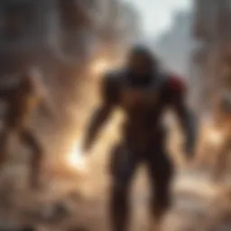 A captivating screenshot of an action-packed game scene showcasing stunning graphics and dynamic gameplay.