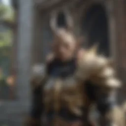 A detailed view of the new trial boss encounter in Final Fantasy XIV showcasing its unique abilities.