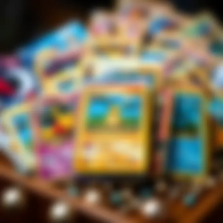 Rare Pokémon Cards: A Collector's Treasure A close-up view of rare Pokémon cards highlighting their collectibles value