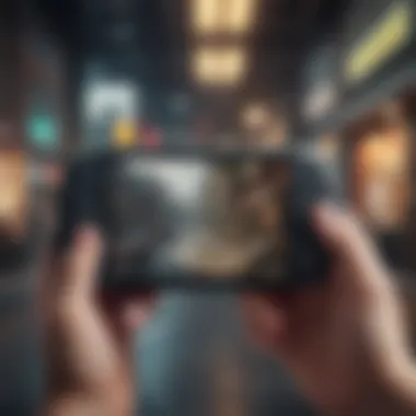 Future of Handheld Gaming A futuristic concept design of the next generation of handheld gaming.