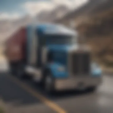 An engaging visual representation of the educational benefits of truck driver simulators in training scenarios.