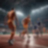 A stunning view of a record-breaking sports event