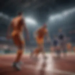 A stunning view of a record-breaking sports event