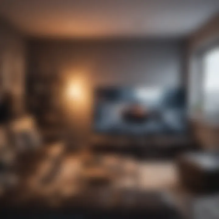 A cozy couch gaming setup for two players