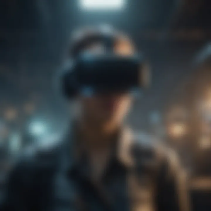 Virtual reality game environment