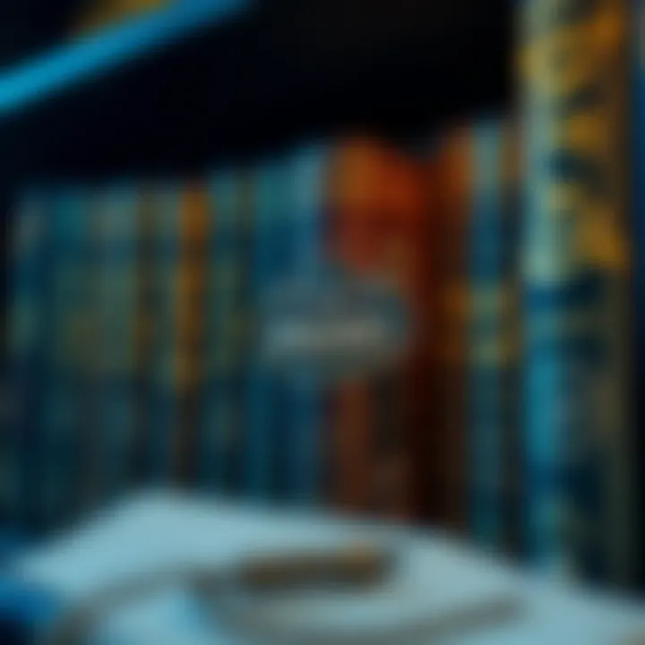 A Library of World of Warcraft Lore A collection of World of Warcraft novels arranged on a shelf