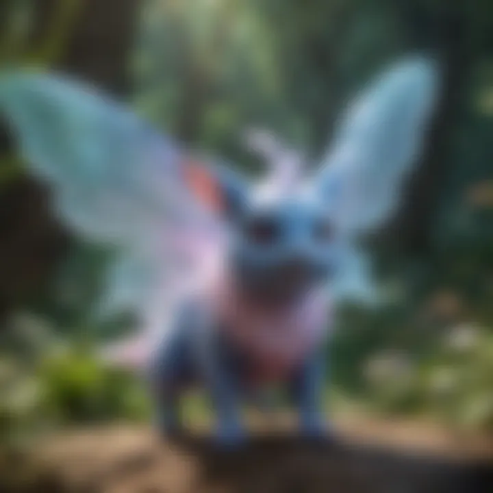 Graceful and elegant fairy-type Pokemon with magical aura