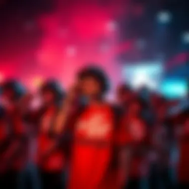 A montage of FaZe Clan members showcasing their skills