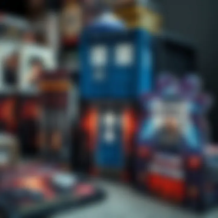 Doctor Who DVD Collection and Merchandise A collection of Doctor Who DVDs and merchandise