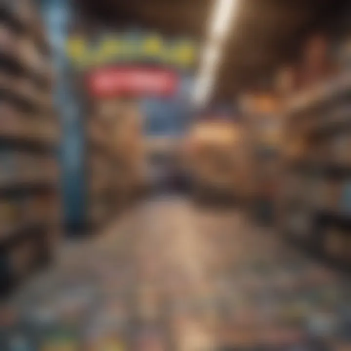 Illustration illustrating the fluctuating market trends in Pokemon TCG card prices