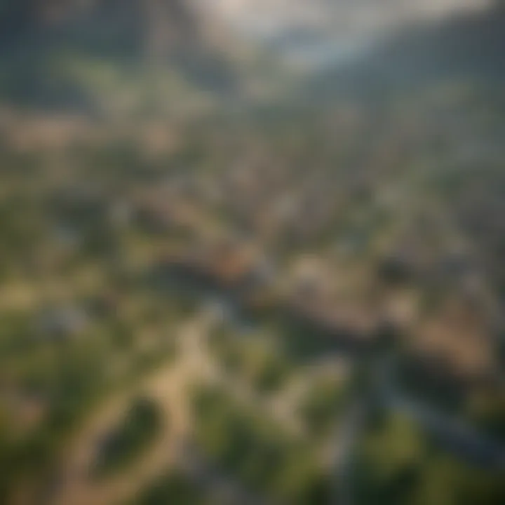 A strategic planning map within Fortnite mobile