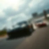 High-Speed Racing Experience A dynamic scene showcasing a high-speed race in the new Forza Horizon