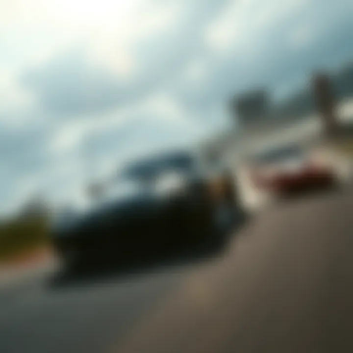 High-Speed Racing Experience A dynamic scene showcasing a high-speed race in the new Forza Horizon