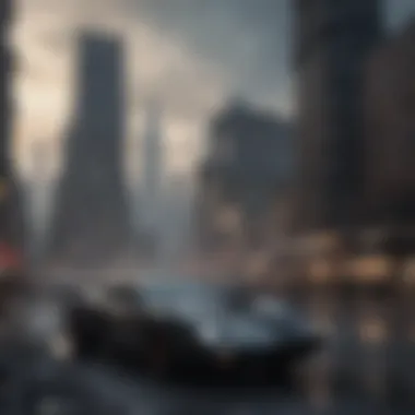 Immersive Gotham City Setting Gotham City Skyline
