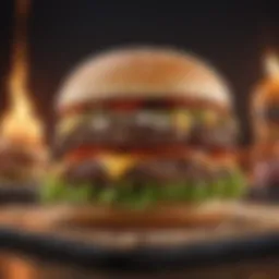 Gourmet Burger Masterpiece