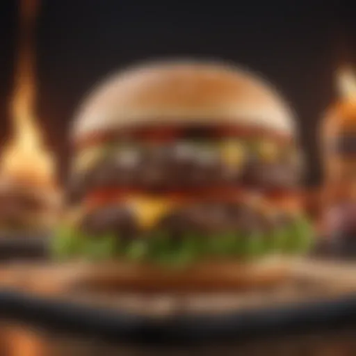 Gourmet Burger Masterpiece