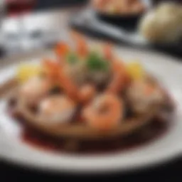 Gourmet Seafood Dish