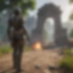 Virtual battleground in Fortnite 2