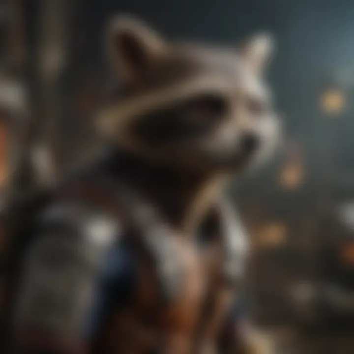 Majestic Rocket Raccoon on a Mission