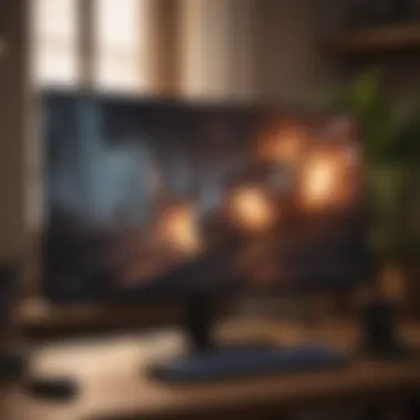 Seamless Refresh Rates High refresh rate gaming monitor in action