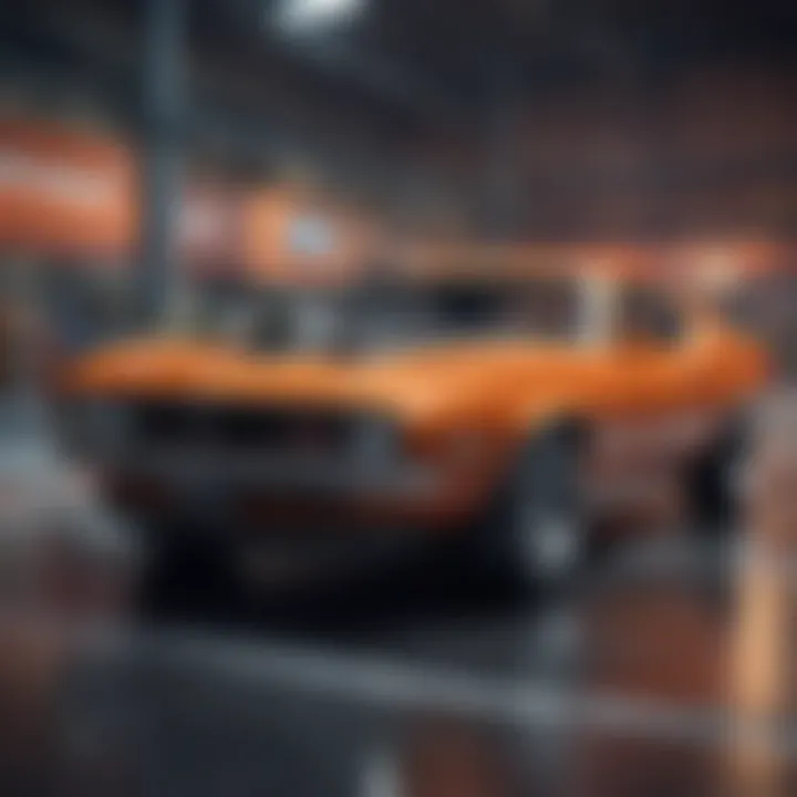 Close-up of the advanced technology incorporated in the Hot Wheels Forza Set