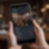 User selecting music from Instagram's music library