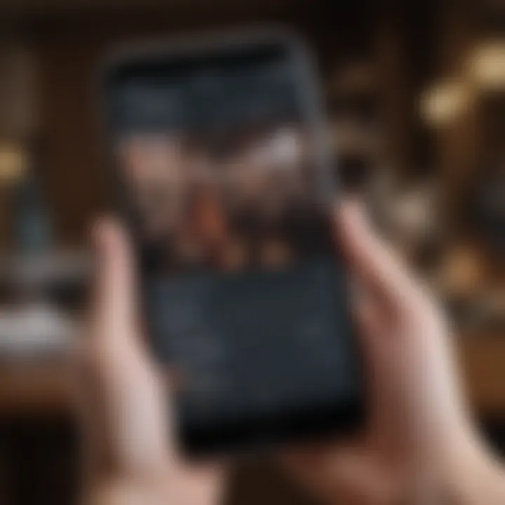 User selecting music from Instagram's music library