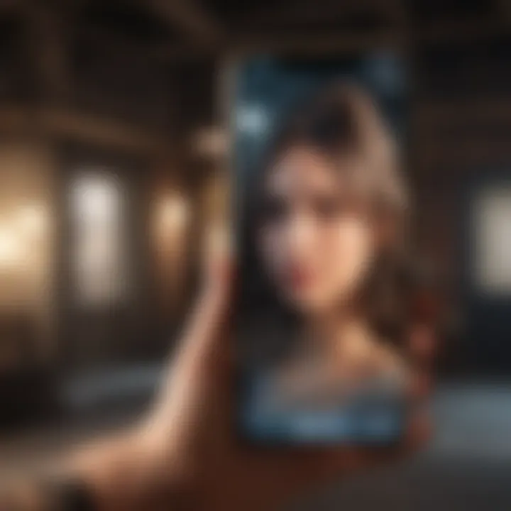 A smartphone displaying a meticulously crafted Instagram Story.