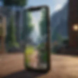 Affordable gaming phone showcasing Fortnite gameplay